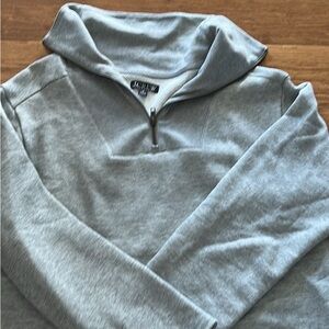 J. Crew Light Gray Zip-Up Men's Sweater